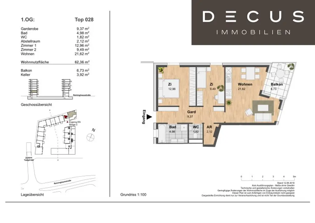 | 1. MONAT MIETFREI | CHARMANTE 3-ZIMMER-WOHNUNG | HELL & GEMÜTLICH | AB NOVEMBER VERFÜGBAR | REININGHAUSPARK