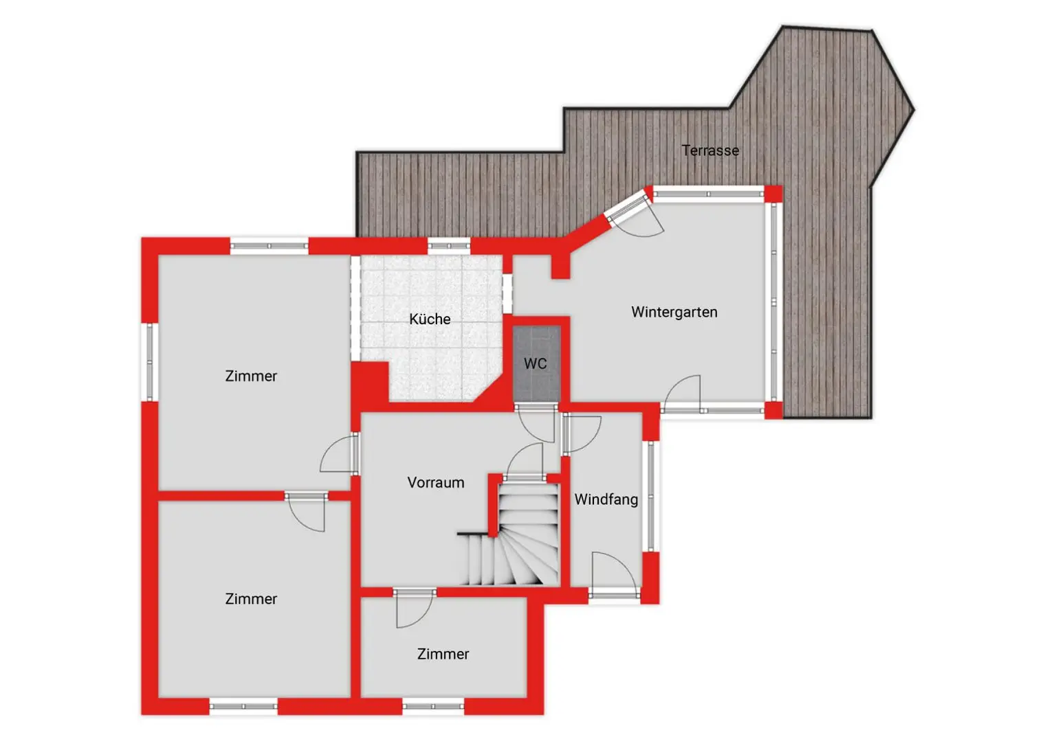 Wohnhaus mit Wintergarten, schönem Garten und Pool im Mostviertel