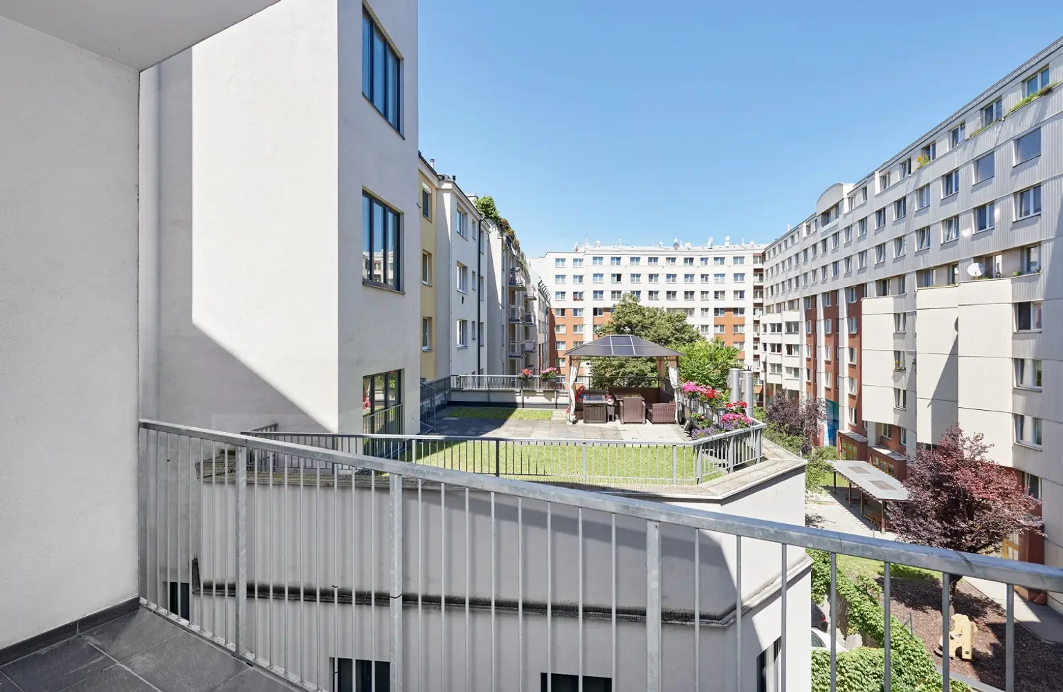 Balkon Ausblick