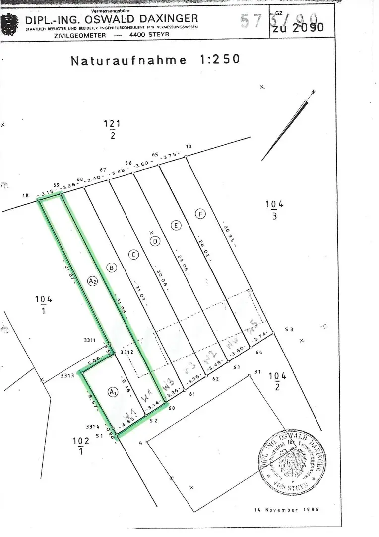 Lageplan Eigengrund