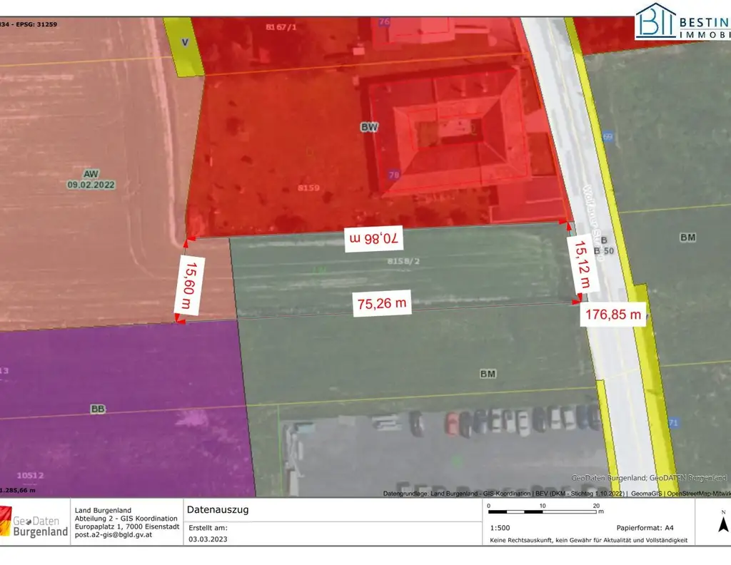 Idealer Gewerbebaugrund & Hausgrund mit top - Infrastruktur nahe Oberwart