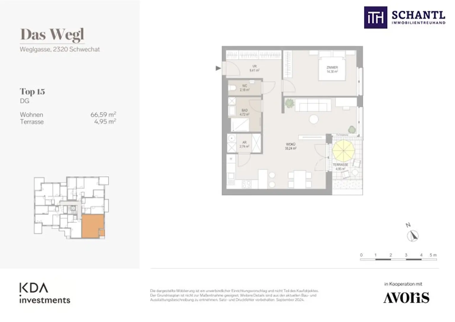 Penthouse-Feeling im DAS WEGL: Großzügige 2-Zimmer-Dachgeschoßwohnung mit sonniger Terrasse und erstklassiger Infrastruktur!