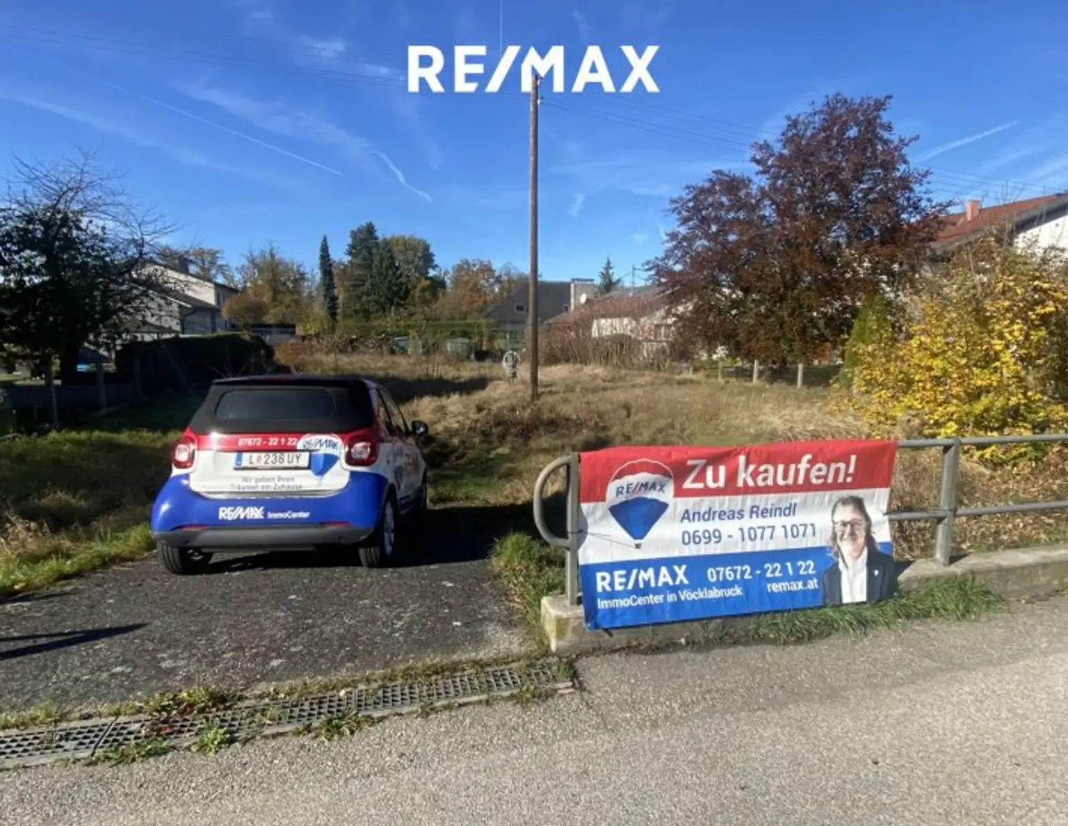 Ebenes, nahezu rechteckiges und damit leicht zu bebauendes Grundstück zwischen Enns und Kronstorf