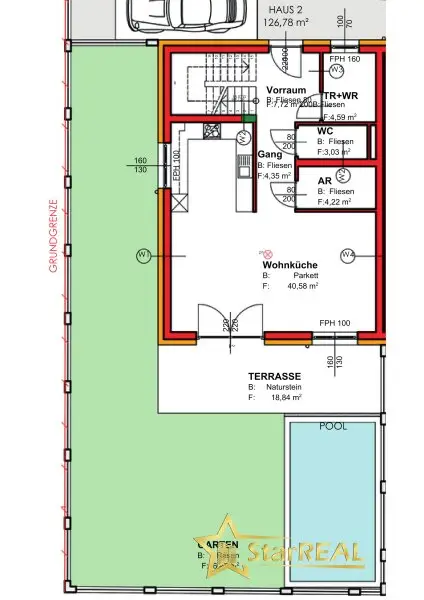 HAUS 2 LAGEPLAN