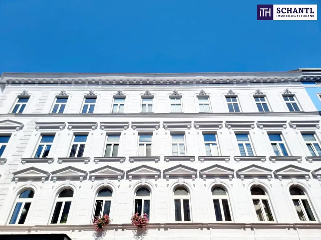 Altbauflair clever geplant - 3 Zimmer in kompakter Größe! Entzückende Altbauwohnung + Traumhaft schönes Haus + Perfekte Infrastrukur und Anbindung + Neue Einbauküche! Jetzt zugreifen!