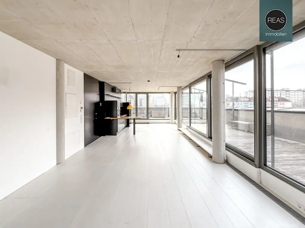 Atemberaubendes Penthouse Loft in der Brotfabrik Wien!