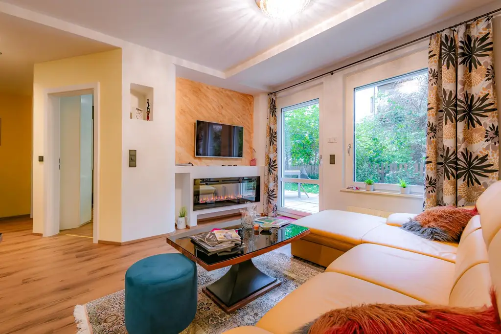 Exklusive vollmöblierte Gartenwohnung mit Wellness & privater Kellerbar im Herzen von Innsbruck