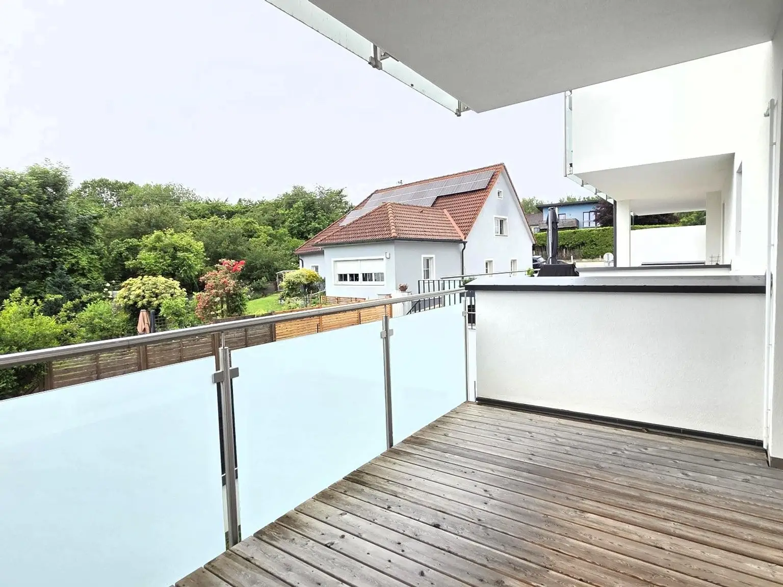 7,5 m² überdachter Balkon