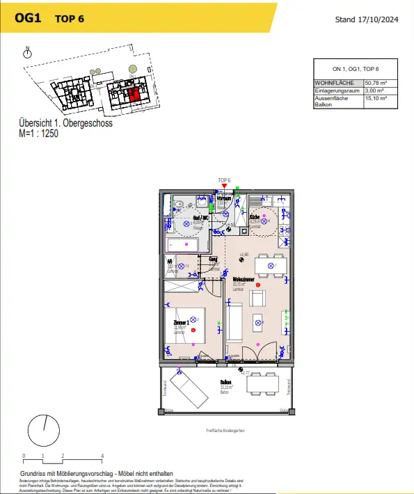 Ein Viertel Grün – gefördert, zentral und leistbar Wohnen
