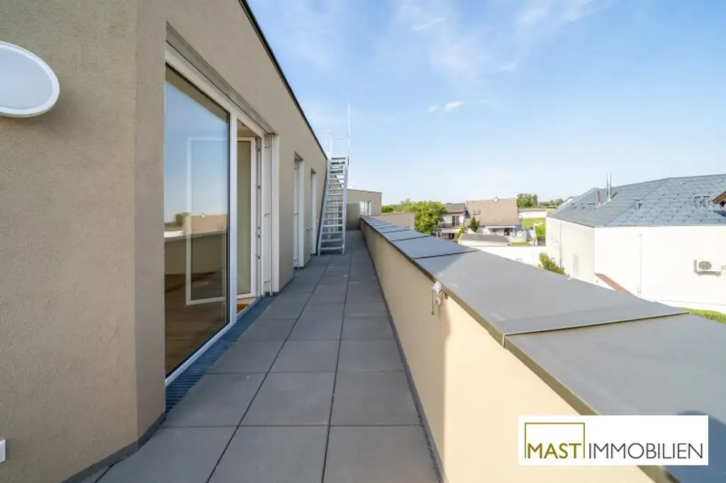 *Sommer 2025* UNIKAT! Großzügige 4-Zimmer Wohnung mit Dachterrasse und Gründach!