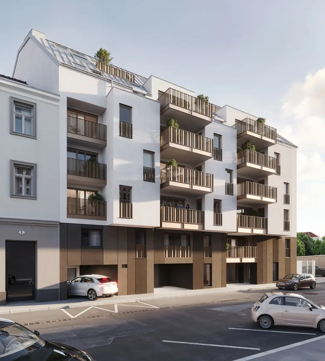 Zeitgemäßes Wohnen: 2-Zimmer-Neubau mit Freifläche - Traum Anlage ERSTBEZUG