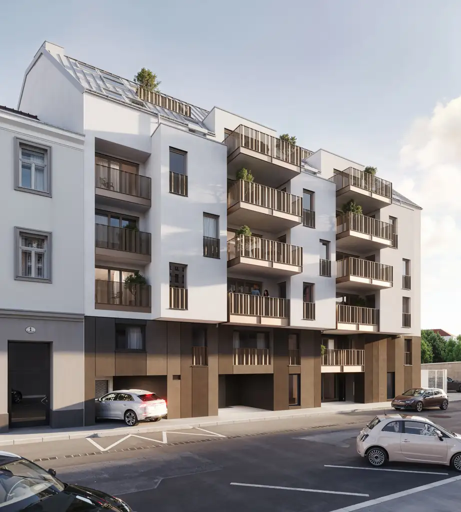 Zeitgemäßes Wohnen: 2-Zimmer-Neubau mit Freifläche - Traum Anlage ERSTBEZUG