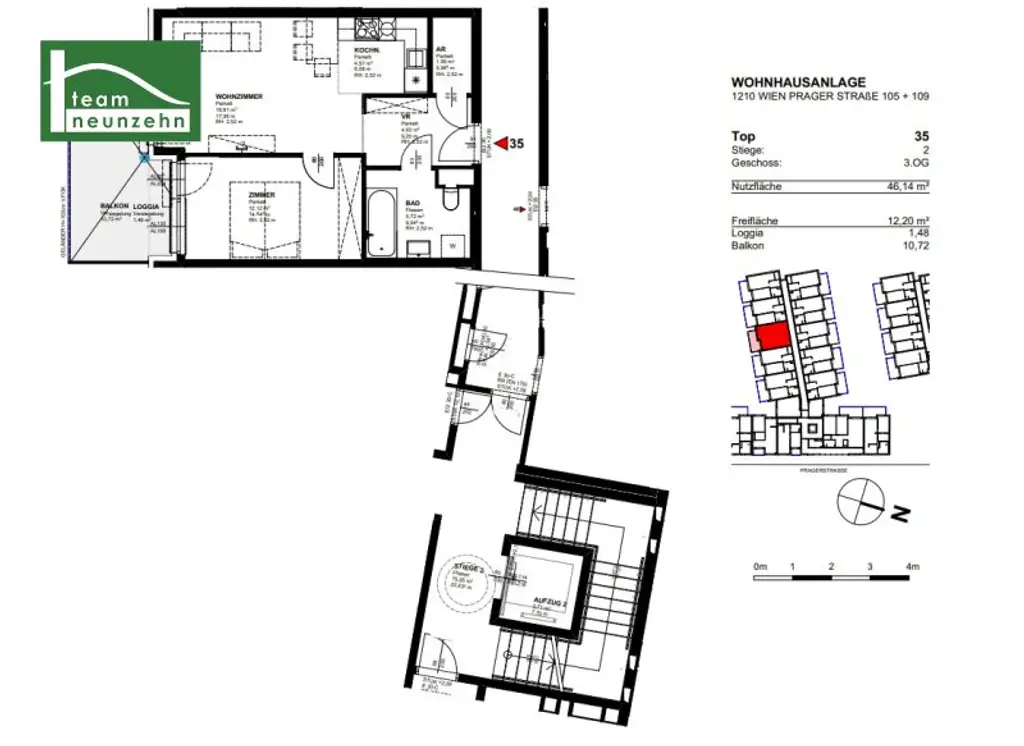 Top ausgestattete Neubau-Wohnung an der Prager Straße - Straßenbahn 26 vor der Tür und alles in der Umgebung!