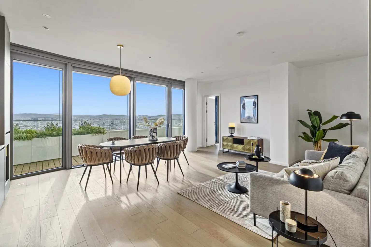 F | ++ SKYLINE DREAM on the 26th Floor ++ LUXURY with PANORAMIC VIEW | Prima Service Immobilien
