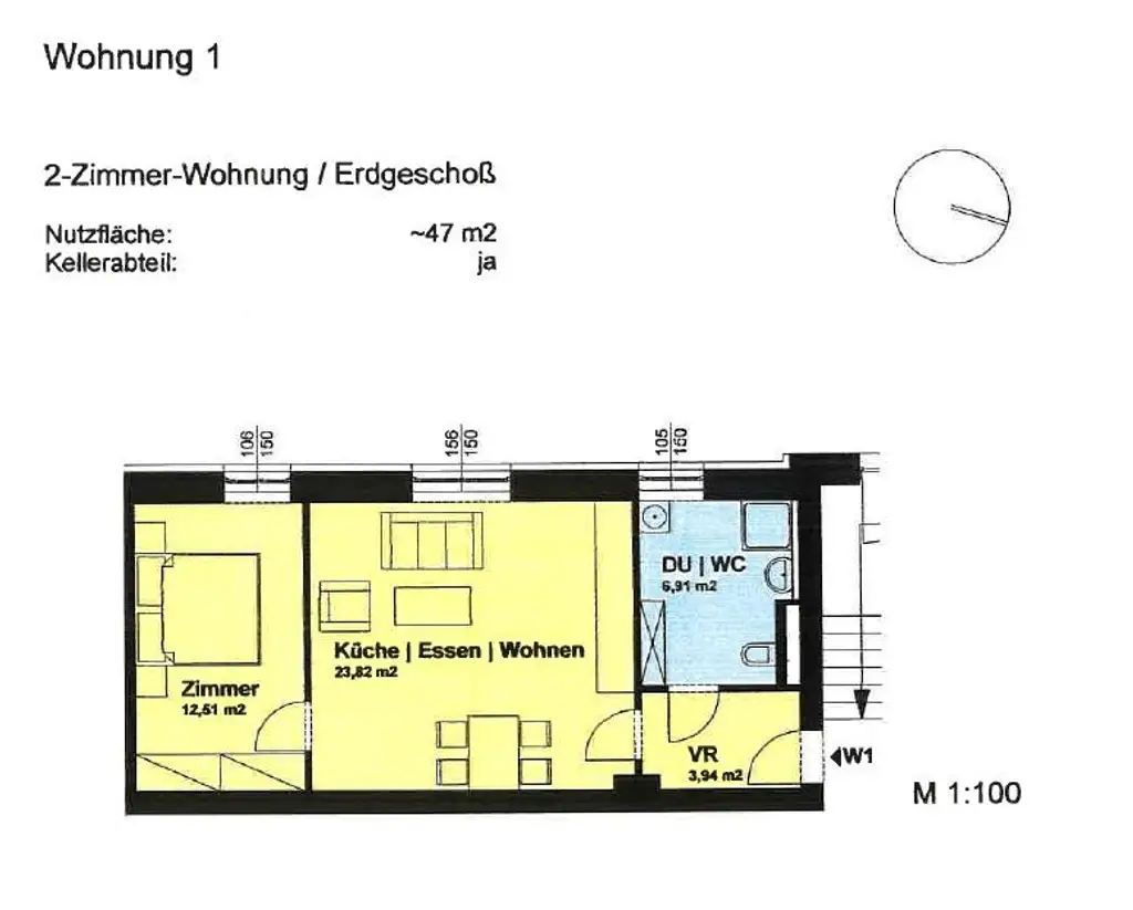 1,5-Zimmer-Eigentumswohnung im Zentrum | 3 Gehminuten zur Uni | vermietet | Leoben | IMS Immobilien KG