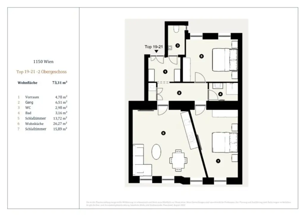 Schöner 3-Zimmer Erstbezug, Nähe Meiselmarkt