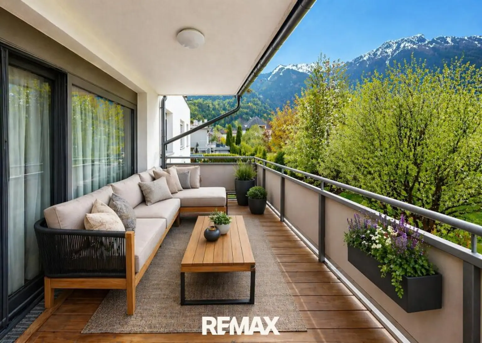 Hatting - Wohnung - Balkon - Visualisierung