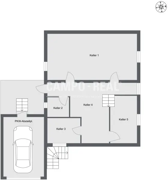 CAMPO-HAUS: Massiv gebaut in sonniger ruhiger Waldrandlage