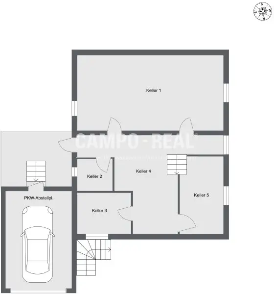CAMPO-HAUS: Massiv gebaut in sonniger ruhiger Waldrandlage