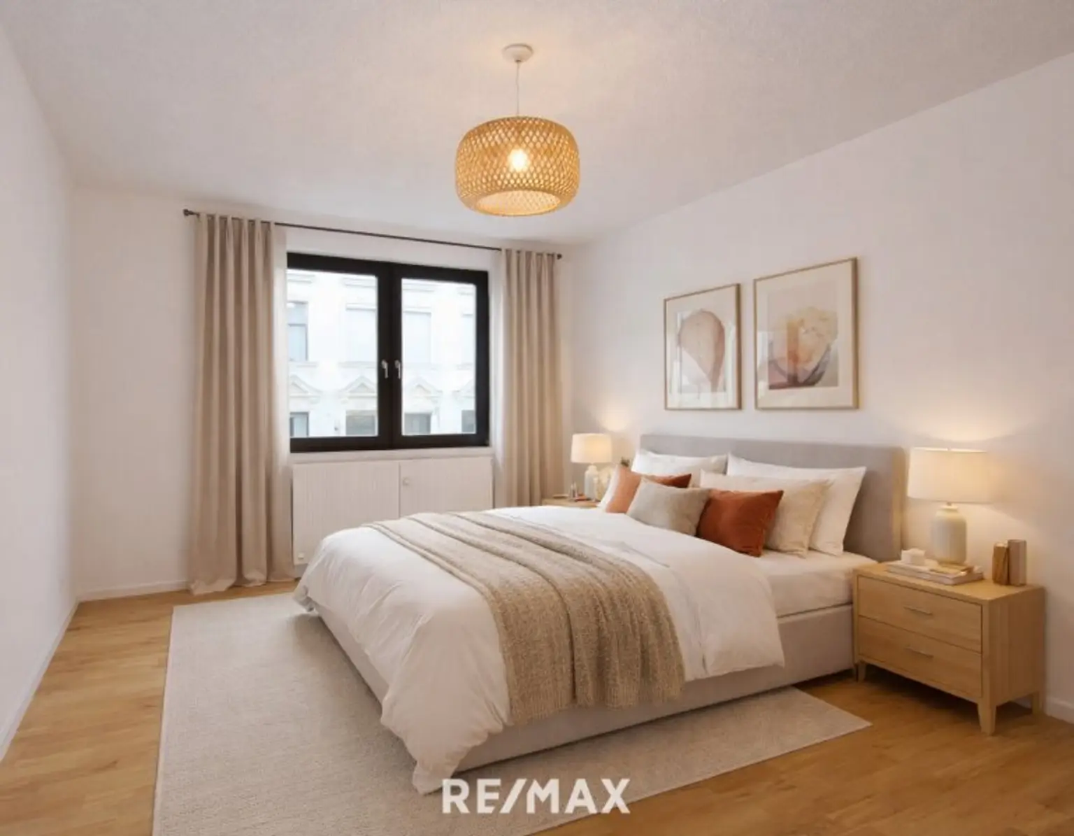 Schlafzimmer (virtuell eingerichtet)