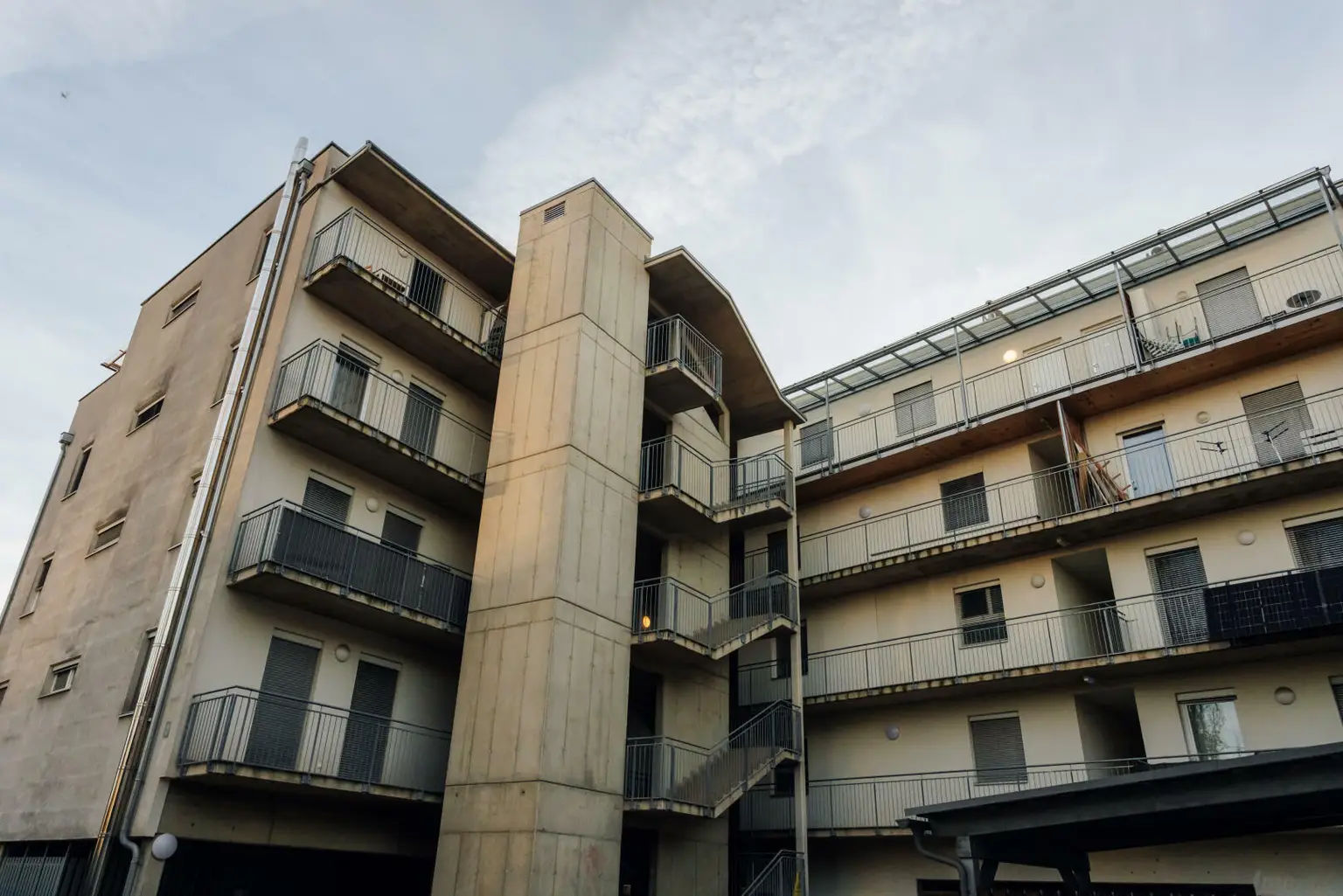 Gebäude Hinteransicht