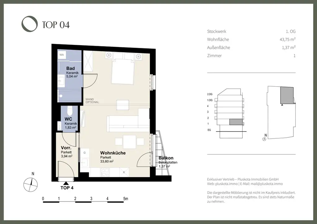 DAS VIVENOT - GRUNDRISS TOP 4