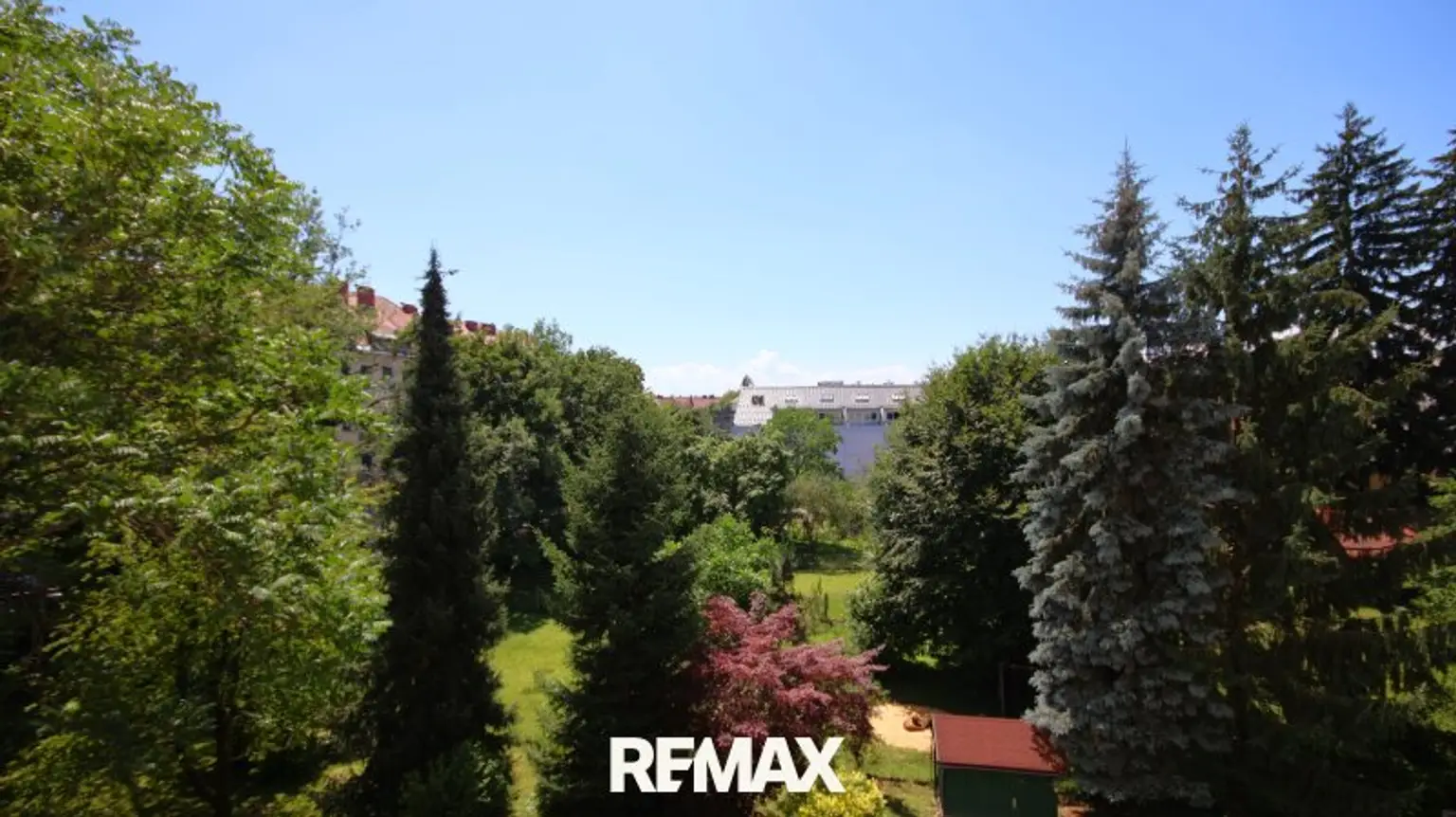 Ausblick ins Grüne