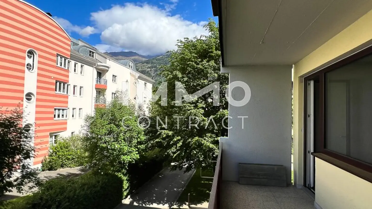 Balkon Blick gegen Norden