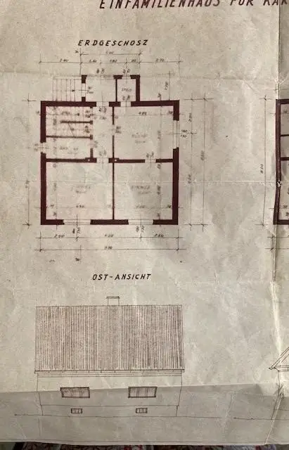 Wohnen & Wertanlage - Einfamilienhaus mit großem Garten/Baugrund in Olbendorf
