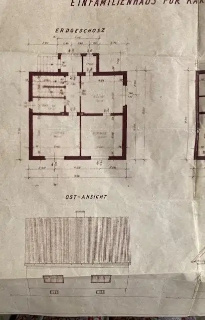 Wohnen & Wertanlage - Einfamilienhaus mit großem Garten/Baugrund in Olbendorf