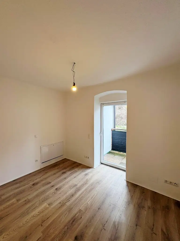 Gemütliche 3 Zimmerwohnung mit Balkon und Gartenbenutzung in Kremsmünster