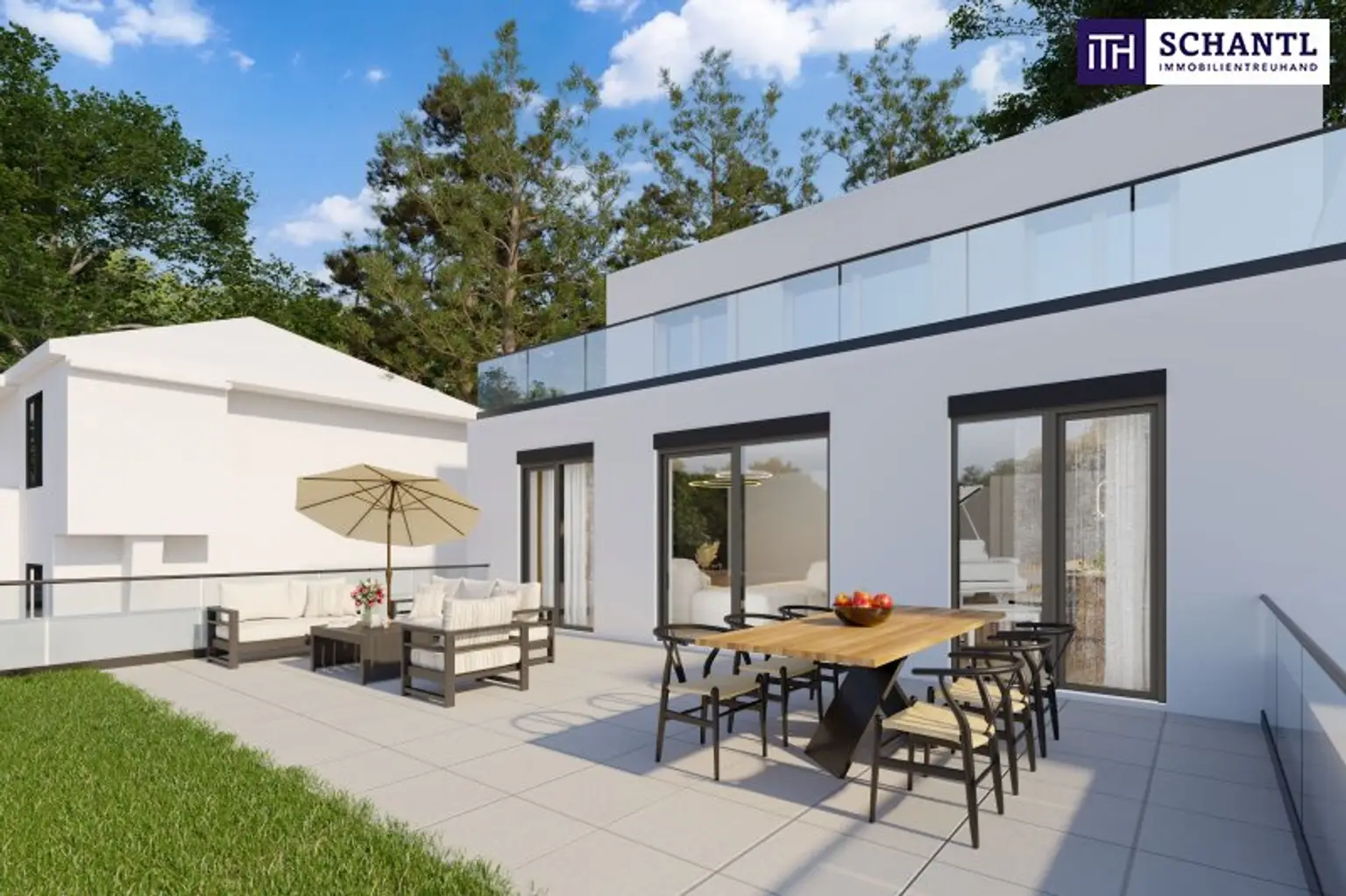 Hill Side – One Nine Six - Top 3 "Großzügige Maisonette  mit Garten, Dachterrasse  & Weitblick"