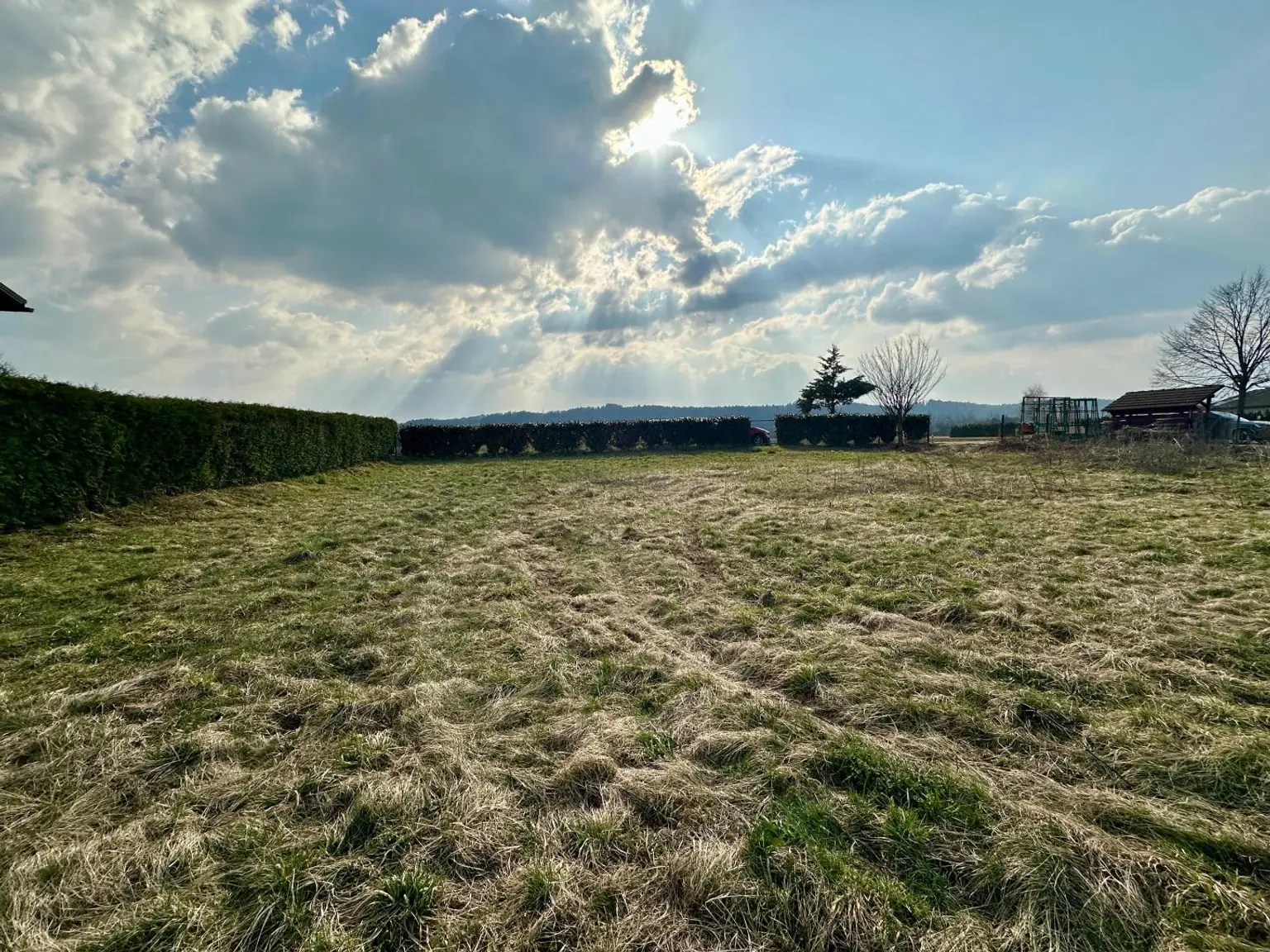 Baugrundstueck Zwaring eben und sonnig immoresch e