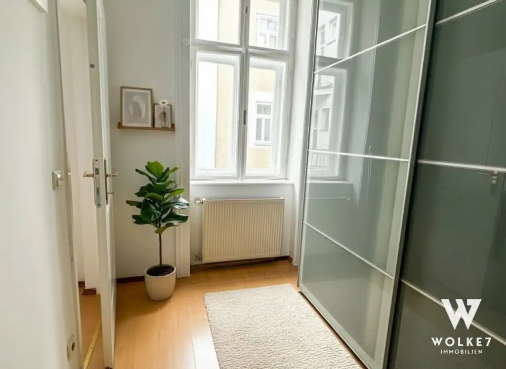 Ruhige Altbauperle: Charmante 2-Zimmer-Wohnung mit Innenhoflage nähe WU