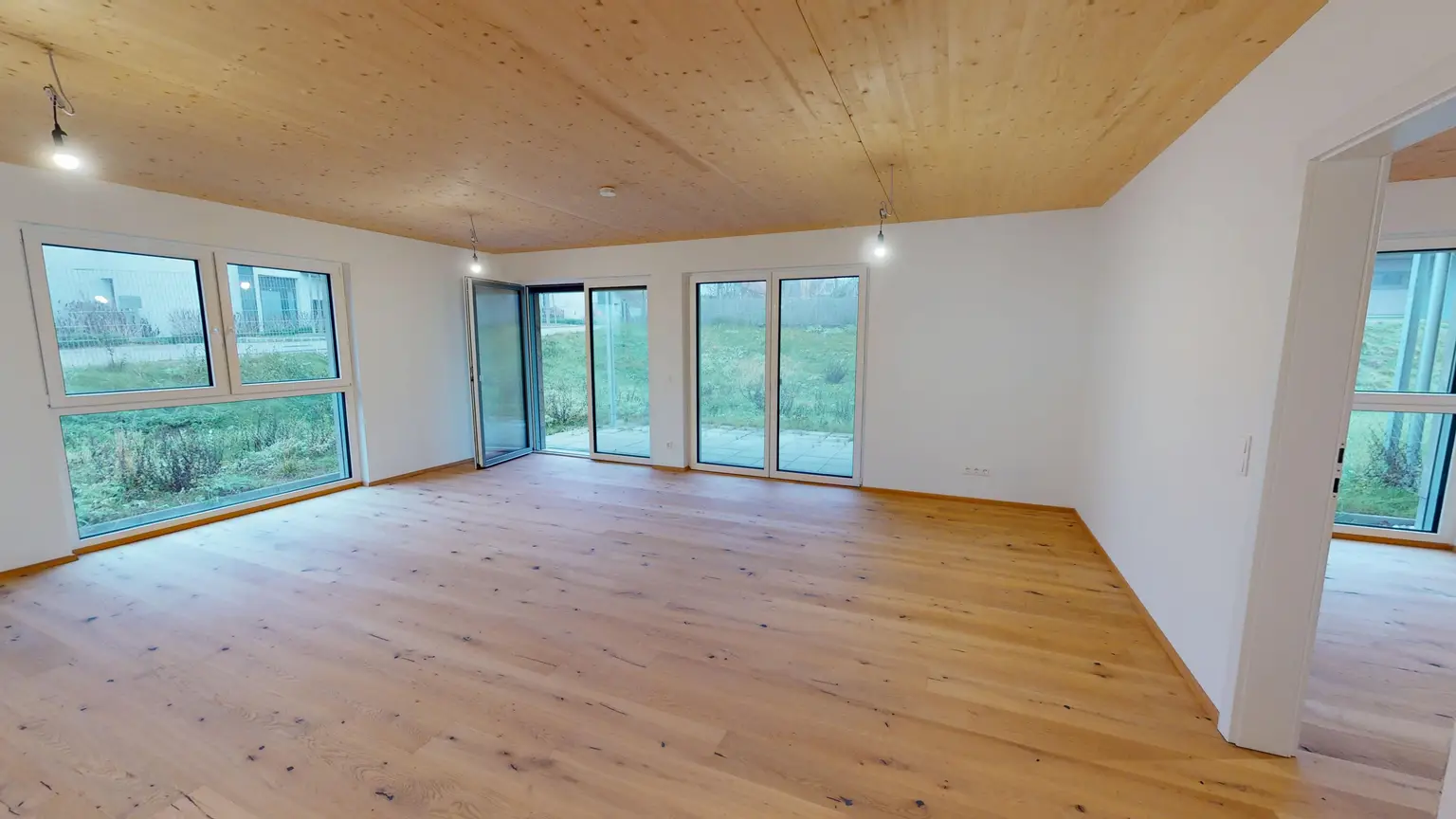 Moderne Wohnungen in Holzbauweise