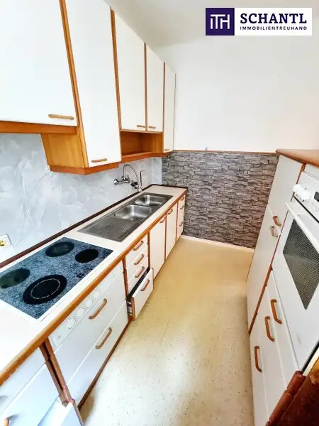 Absolute Grün- und Ruhelage! Gebraucht. Gepflegt. Geliebt! Perfekt aufgeteilte 3-Zimmer + separate Küche / 2 Balkone / Viele Möglichkeiten! Ruhig wohnen, gut leben!