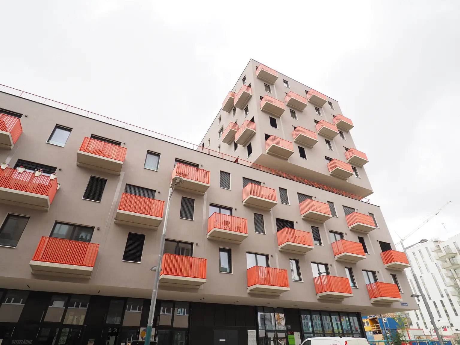 Sonnwendviertel: Wunderbare Wohnung mit drei Balkonen im MIO-HOCHHAUS