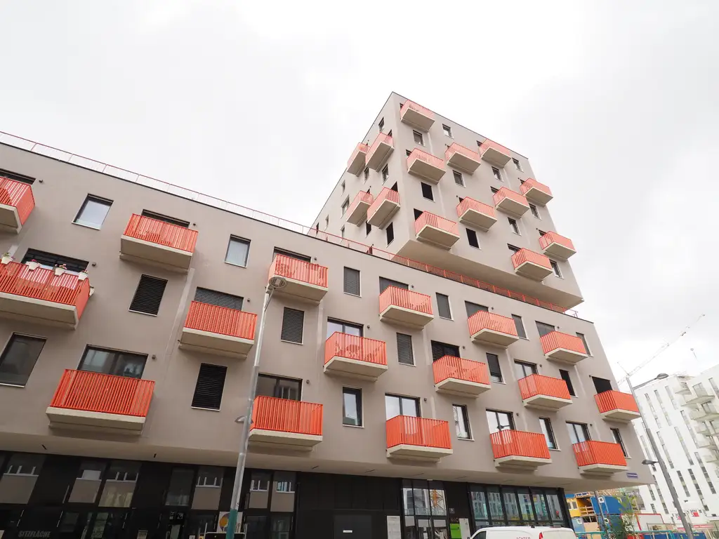 Sonnwendviertel: Wunderbare Wohnung mit drei Balkonen im MIO-HOCHHAUS