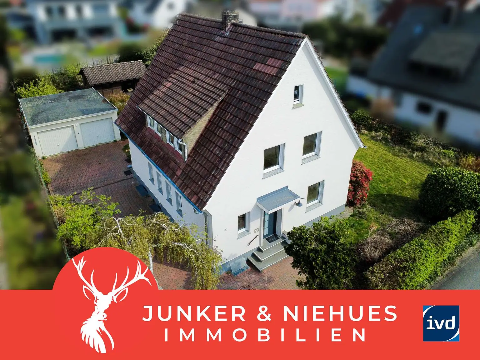 Einfamilienhaus in zentraler Lage von Steinhagen mit großem Garten