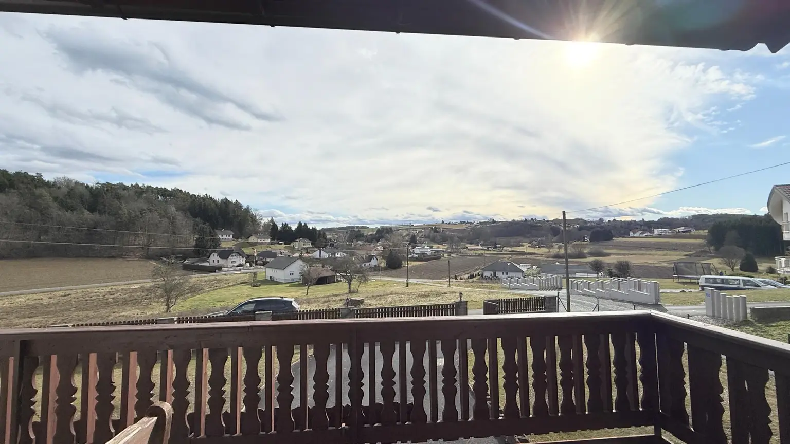 Blick von der Terasse