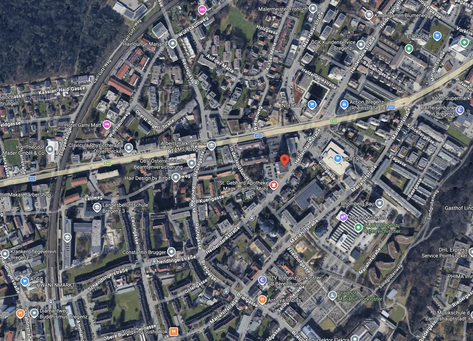 Infrastruktur - Quelle Google Maps