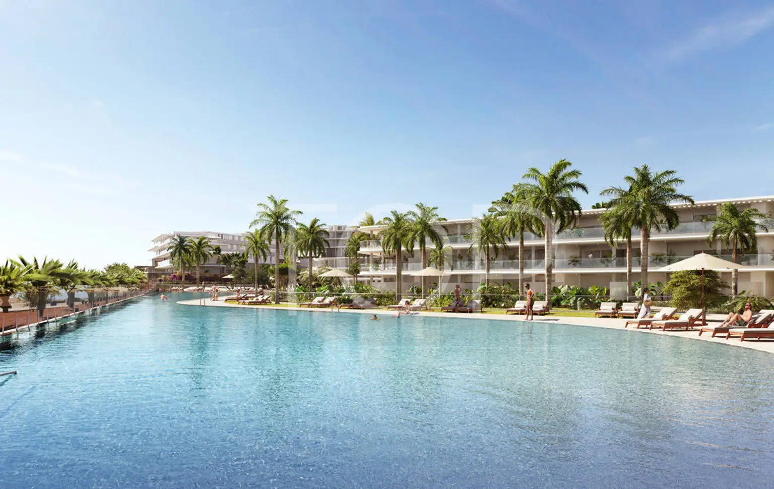 Precioso apartamento de dos dormitorios con piscina privada en una ubicación privilegiada en Playa San Juan