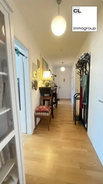 Beautiful and furnished 107 m² 4 room apartment with terracce for rent in 1210 Vienna located directly at the Obere Alte Donau!