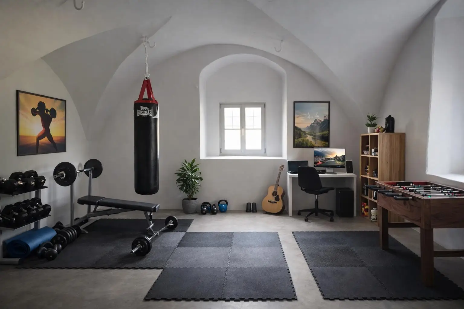 Fitness und Hobby (KI Visualisierung)