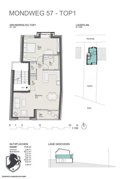 Moderne Etagenwohnung mit Terrasse und Stellplatz in 1140 Wien