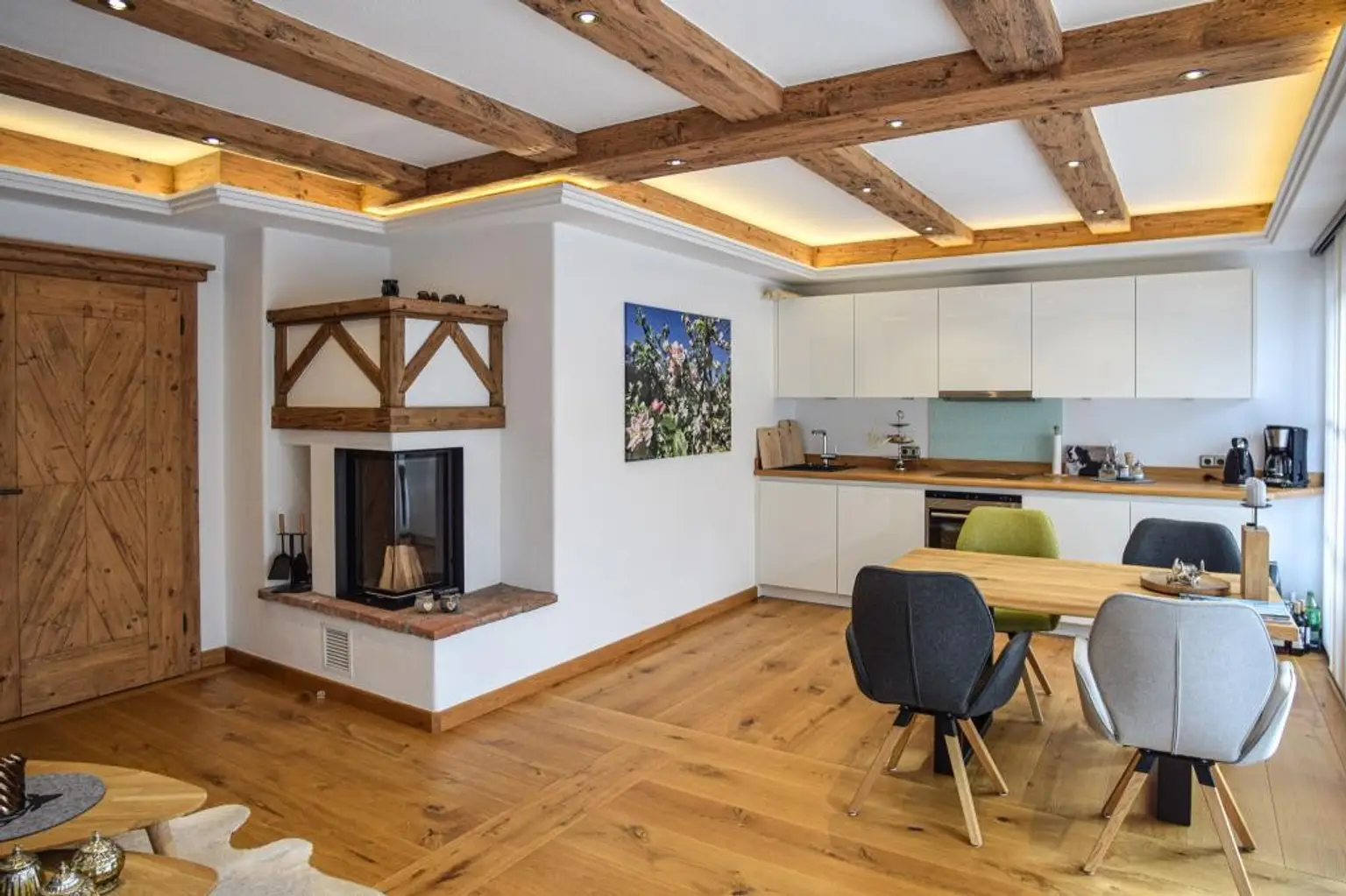 Wohnen/Essen/Kochen mit Kamin