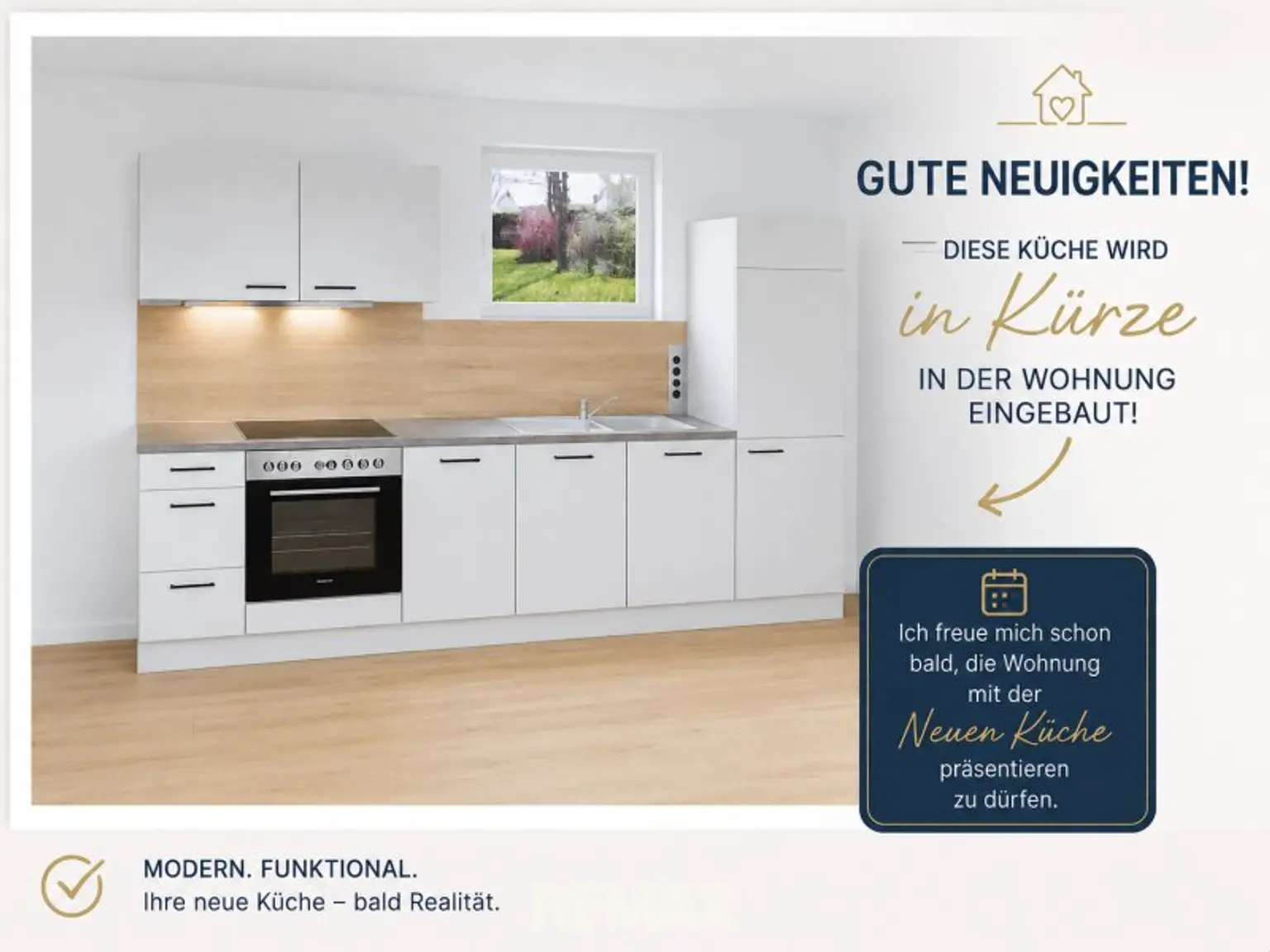 Neue Küche bis ca ende Juni