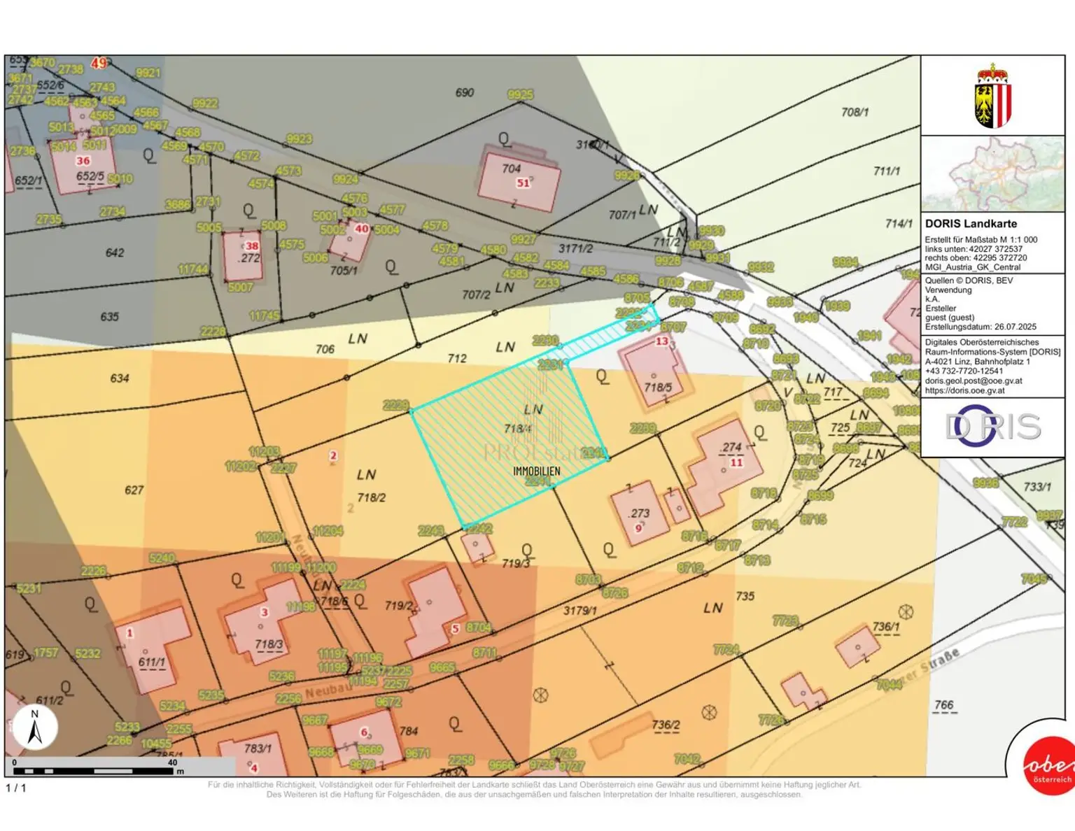 Traumhaftes Baugrundstück in Lembach: 1400 m² für Ihr Eigenheim um nur 69.000 €!