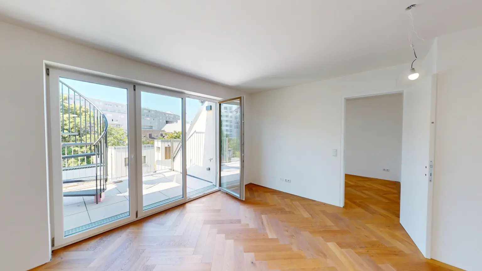 Traumhafte Dachwohnung im Neubauprojekt I 3 Zimmer I Garage