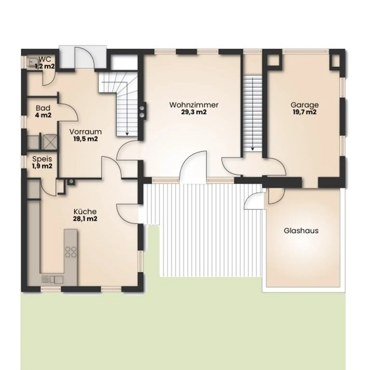 Grundriss Erdgeschoss